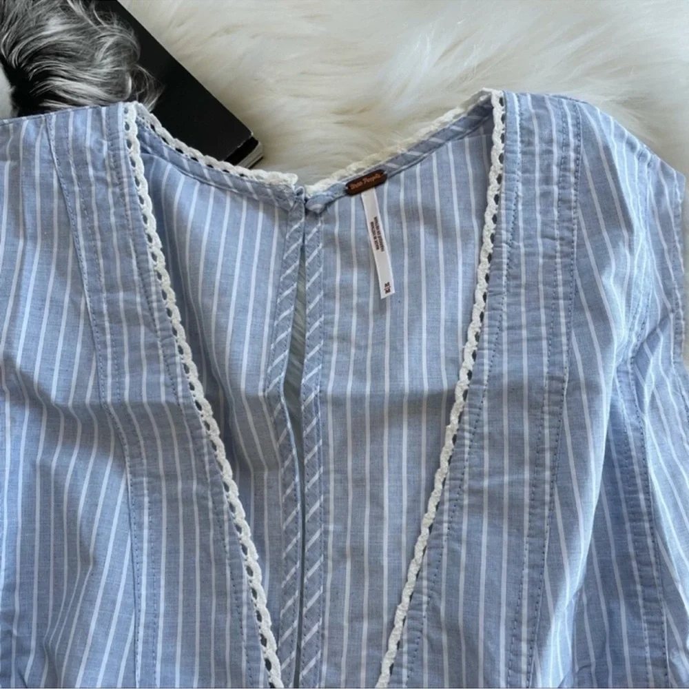 Free People Good Feels Striped Top